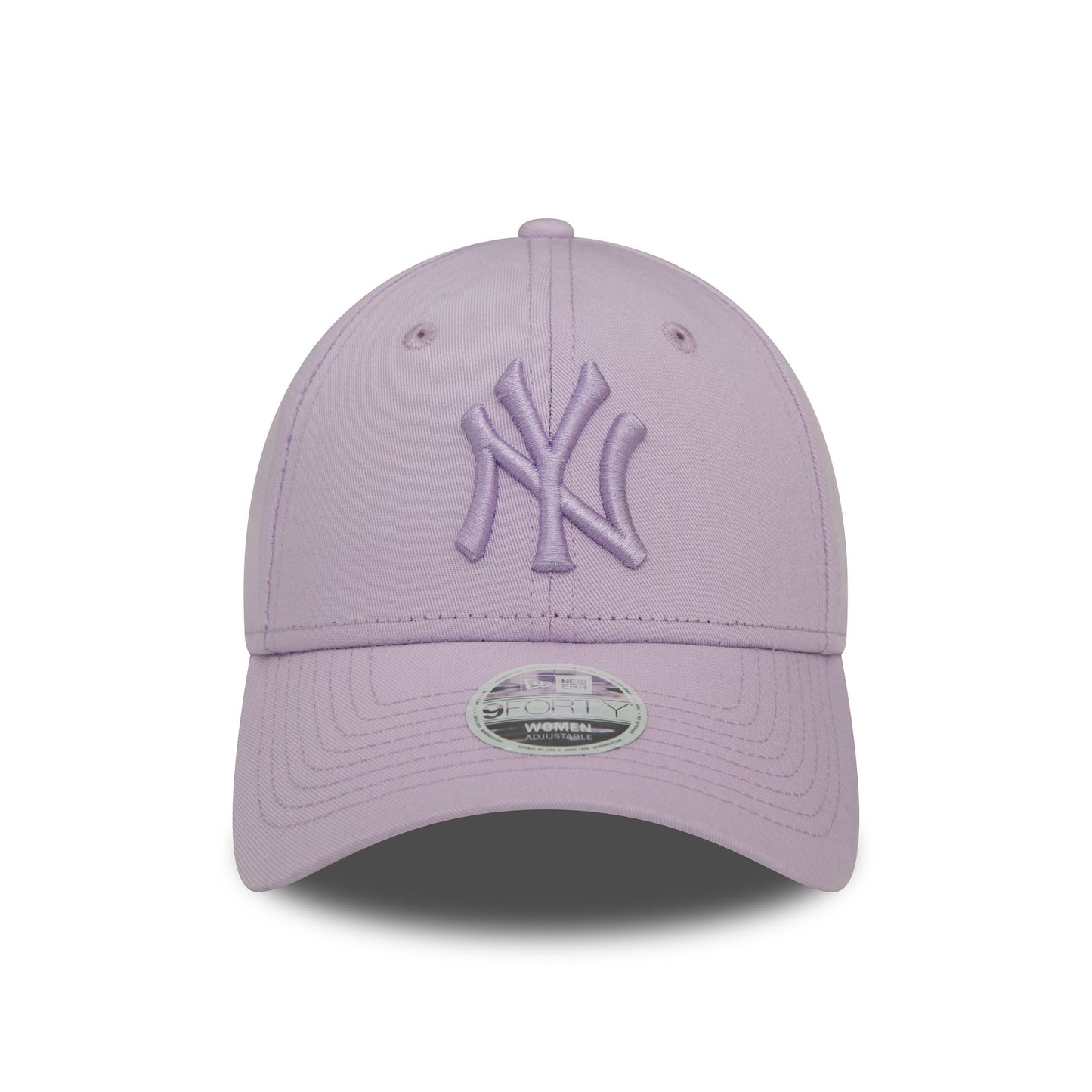 This is a New York Yankees Womens League Essential Lilac 9FORTY Adjustable Cap 2