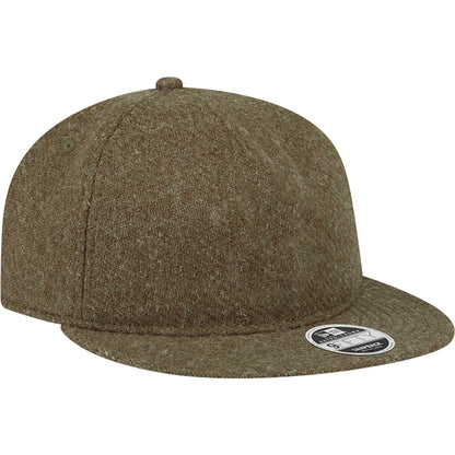 This is a New Era Harris Tweed Green Retro Crown 9FIFTY Snapback Cap 3