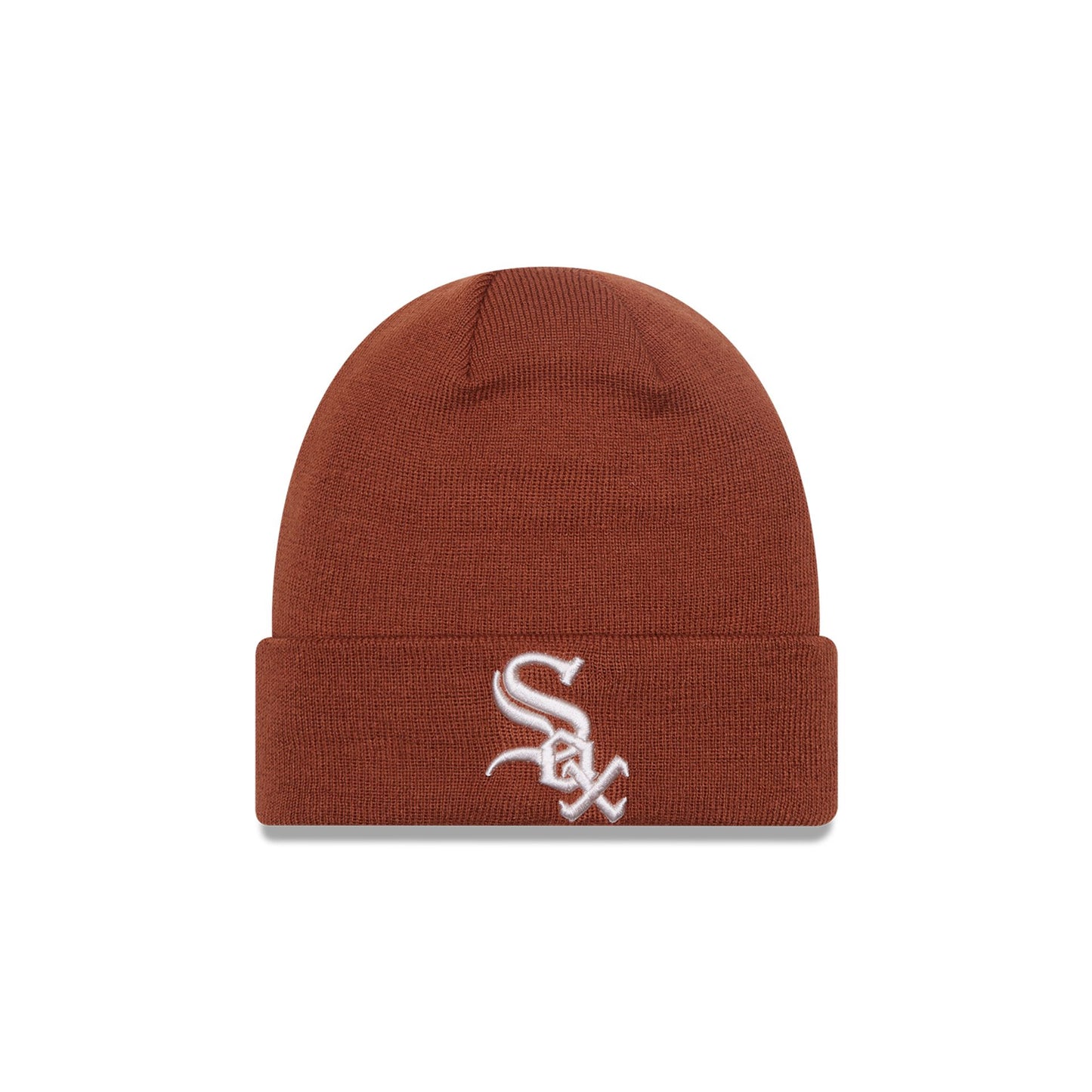 This is a Chicago White Sox League Essential Brown Cuff Knit Beanie Hat 1