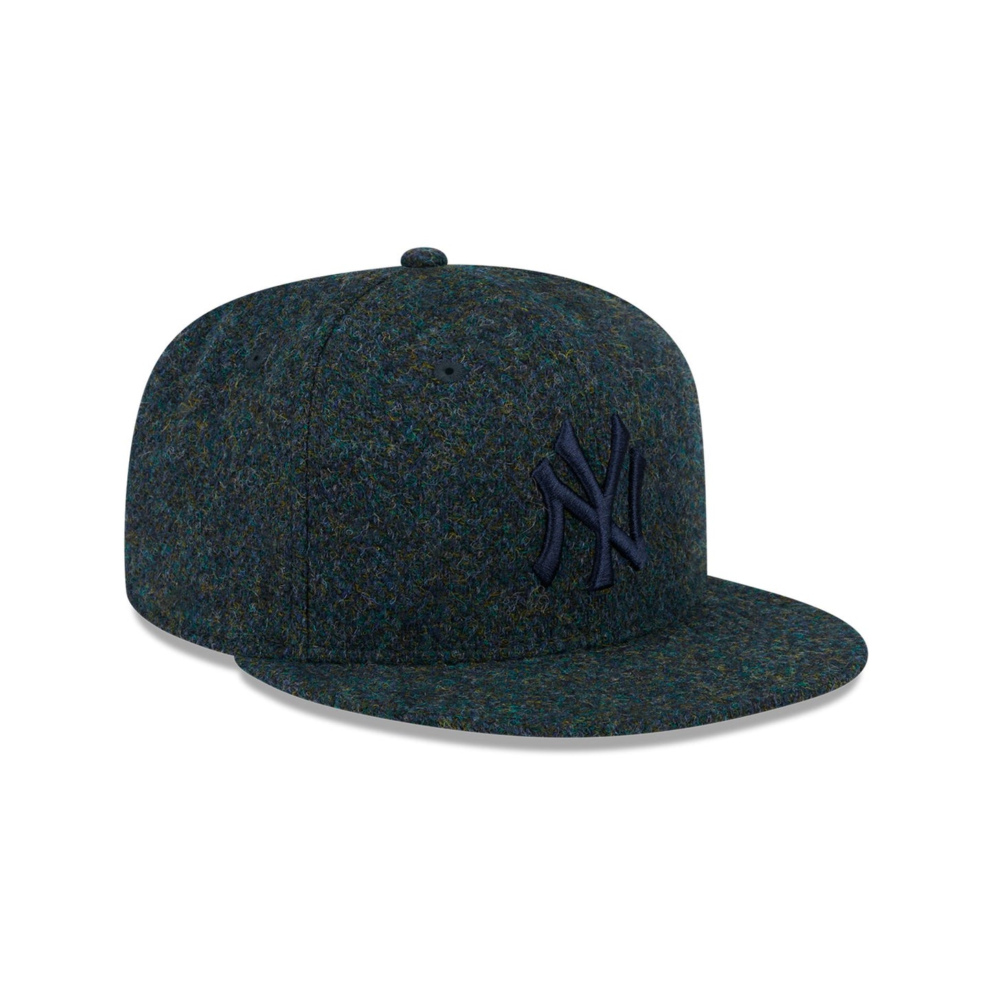 This is a New York Yankees MLB Harris Tweed Navy 59FIFTY Fitted Cap 1