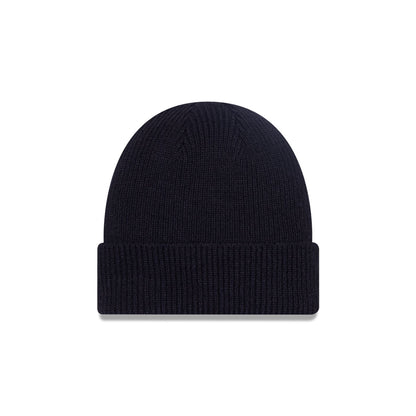 This is a New Era Wool Black Cuff Knit Beanie Hat 2