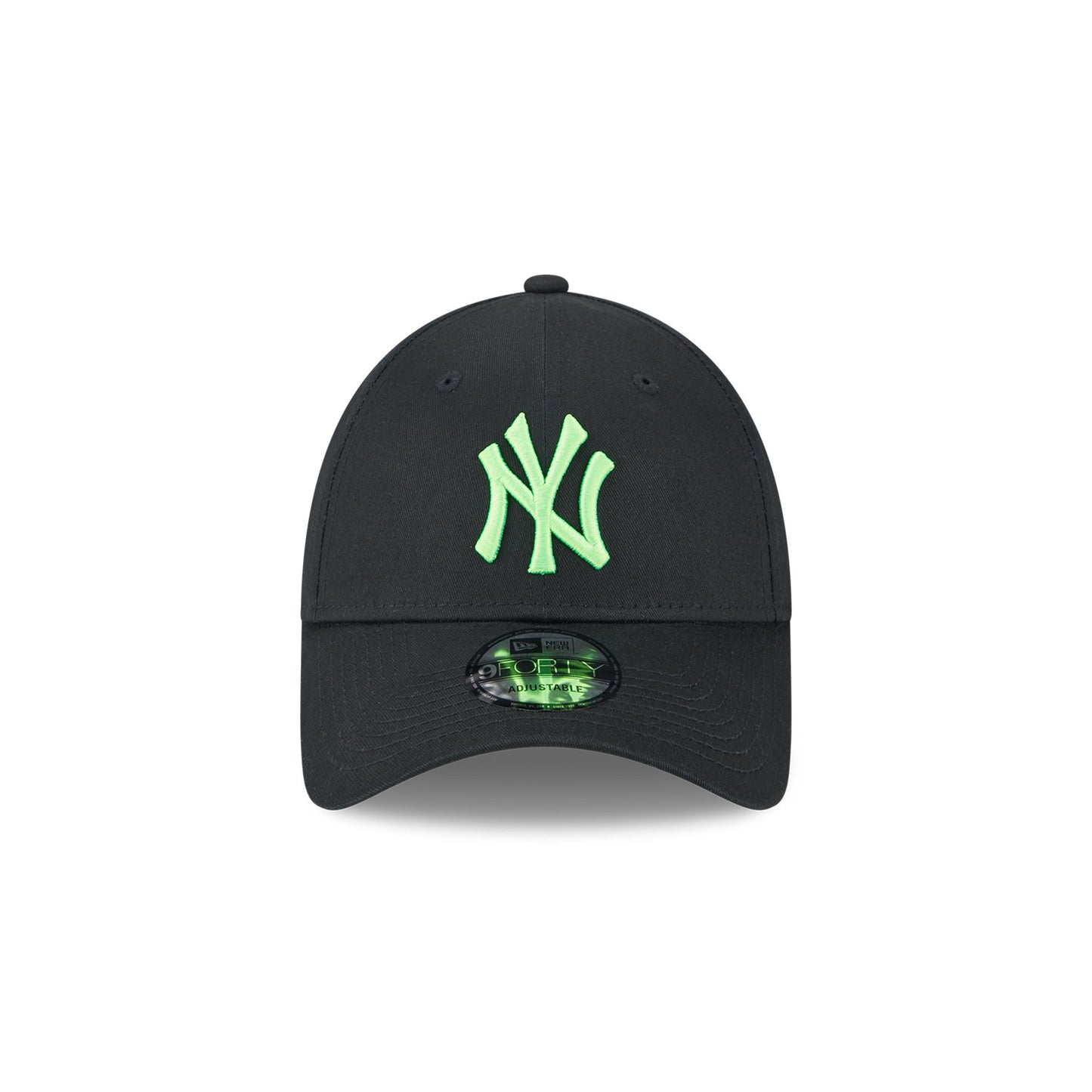 This is a New York Yankees Neon Black 9FORTY Adjustable Cap 2