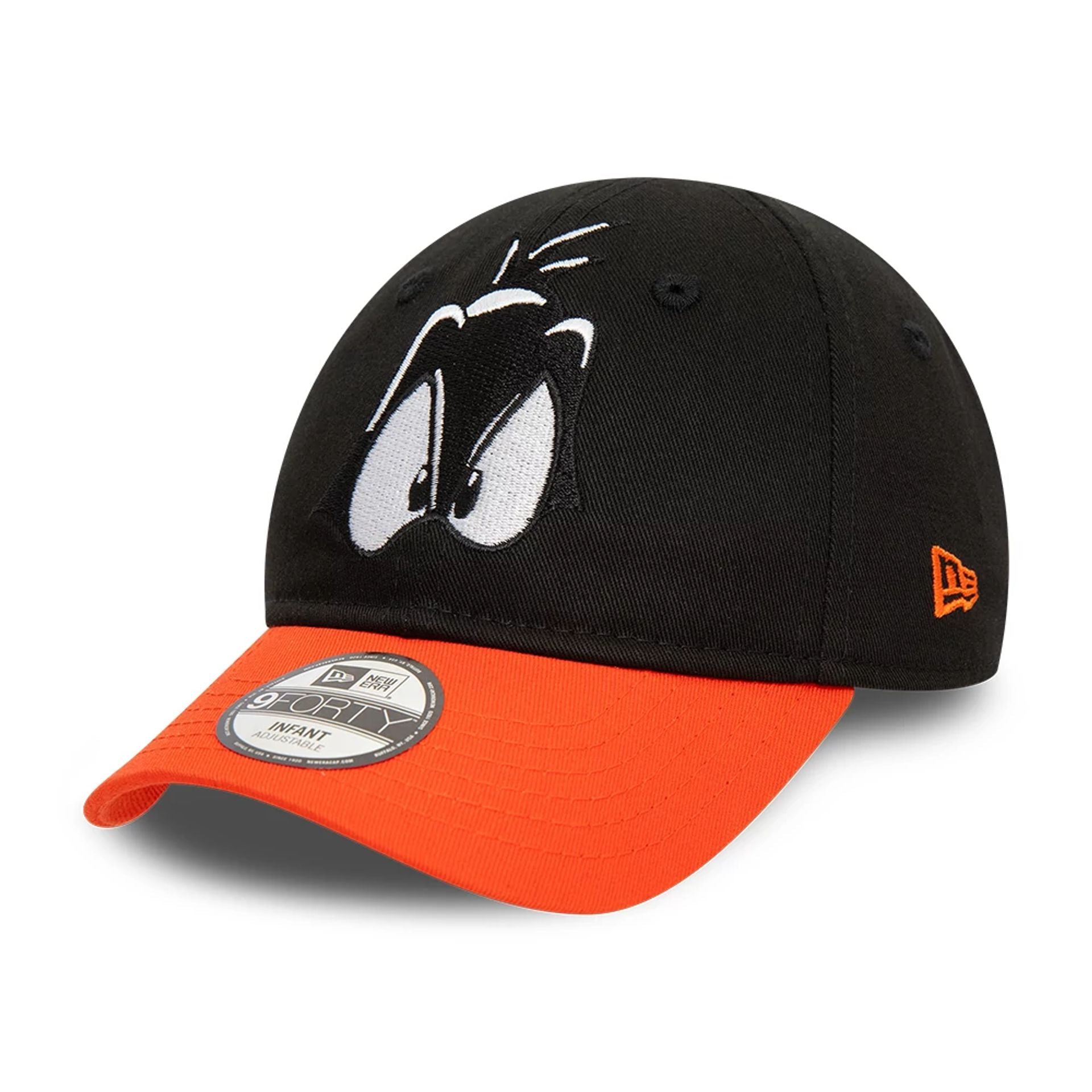 This is a Daffy Duck Looney Tunes Infant Black 9FORTY Adjustable Cap 1