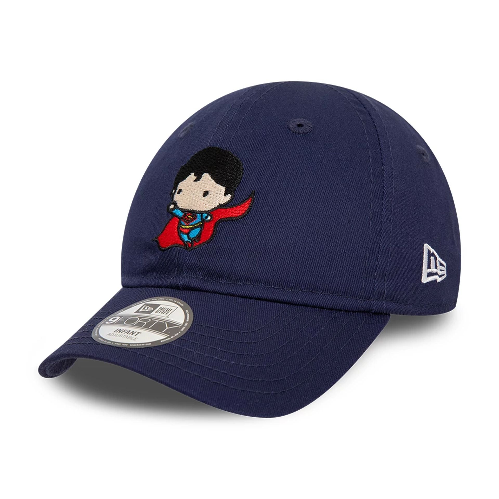 This is a Superman DC Infant Navy 9FORTY Adjustable Cap 1