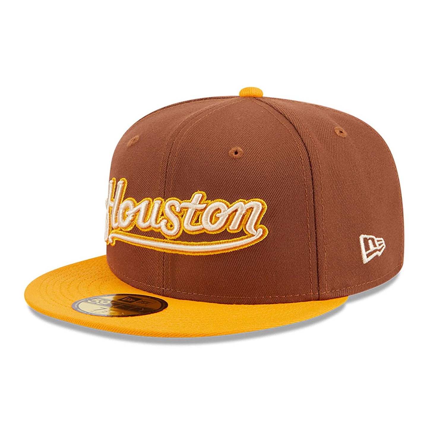 This is a Houston Astros Tiramisu Brown 59FIFTY Fitted Cap 4