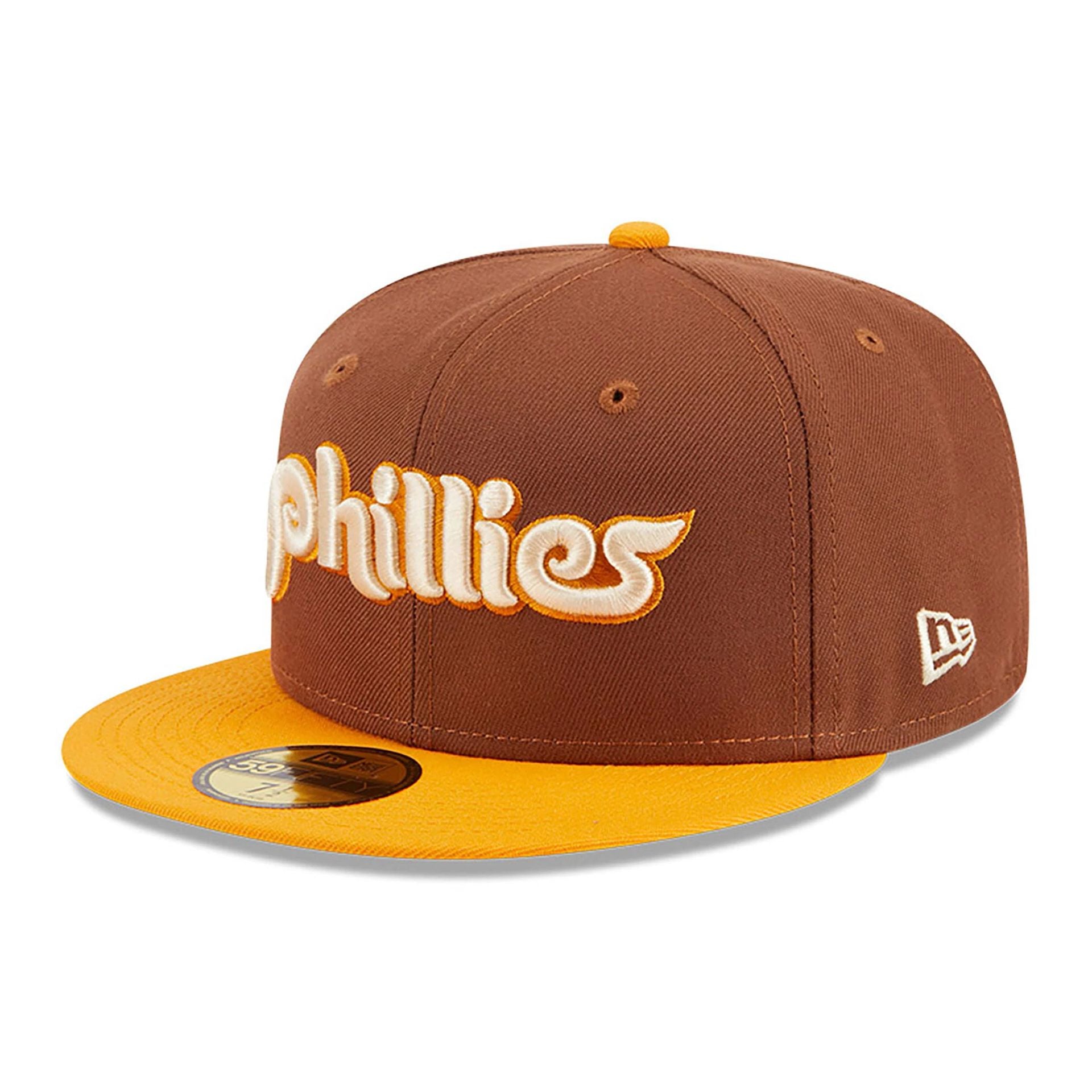 This is a Philadelphia Phillies Tiramisu Brown 59FIFTY Fitted Cap 4