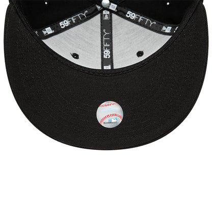 This is a Oakland Athletics MLB Black and White 59FIFTY Fitted Cap 2