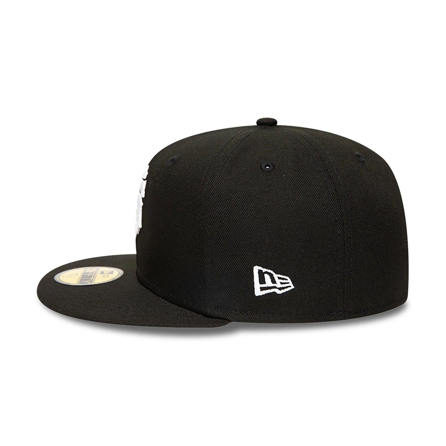 This is a San Francisco Giants MLB Black and White 59FIFTY Fitted Cap 6