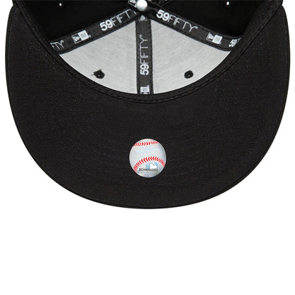 This is a San Diego Padres MLB Black and White 59FIFTY Fitted Cap 2