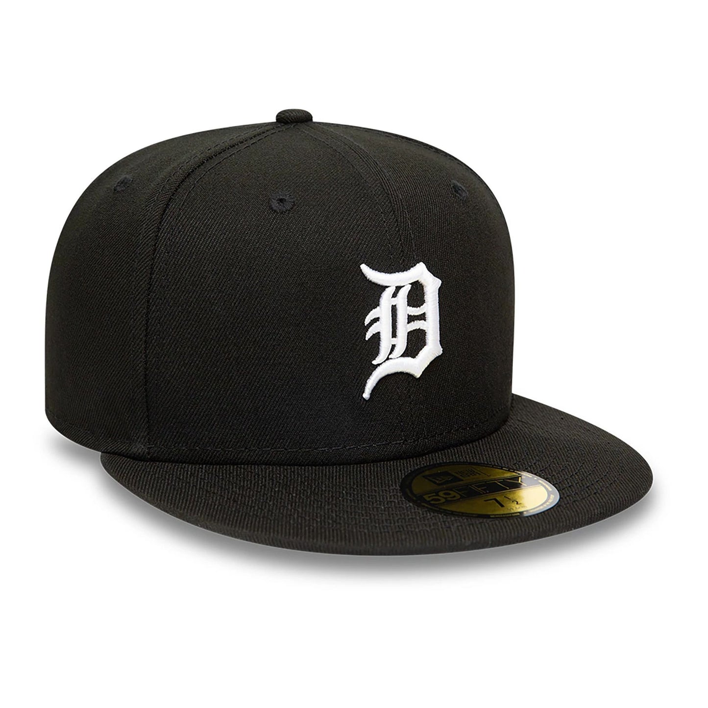 This is a Detroit Tigers MLB Black and White 59FIFTY Fitted Cap 5