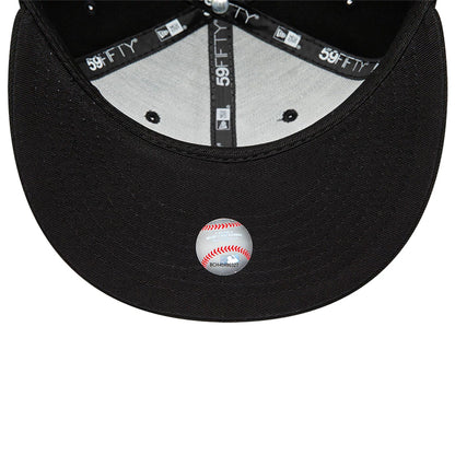 This is a Detroit Tigers MLB Black and White 59FIFTY Fitted Cap 2