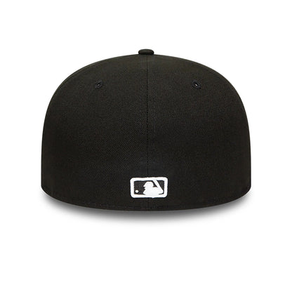 This is a Washington Nationals MLB Black and White 59FIFTY Fitted Cap 3