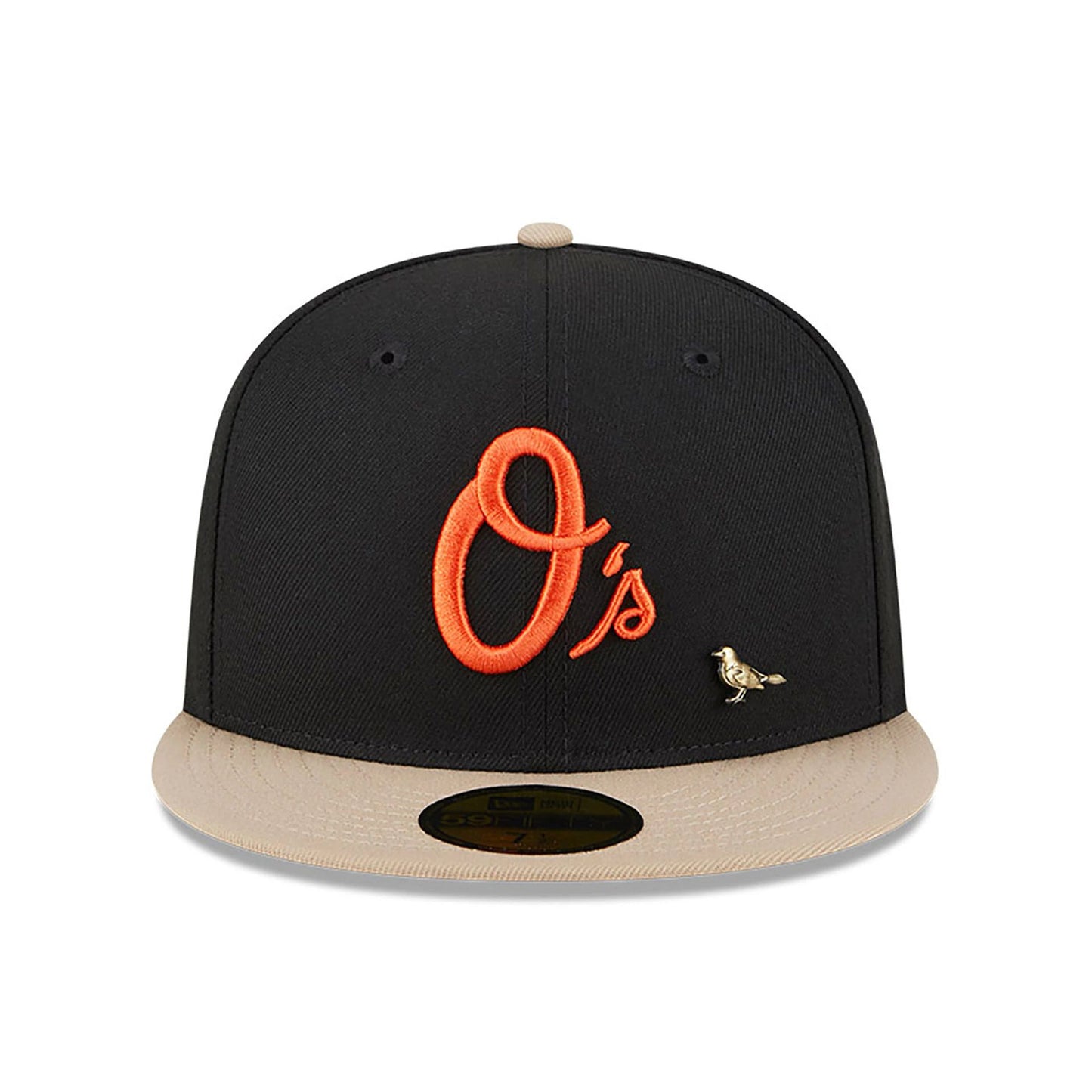 This is a Baltimore Orioles Varsity Pin Black 59FIFTY Fitted Cap 3