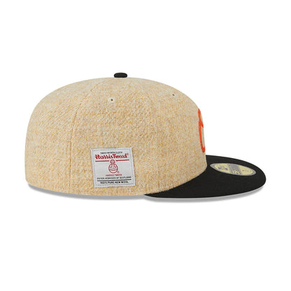 This is a Baltimore Orioles Harris Tweed Beige 59FIFTY Fitted Cap 7