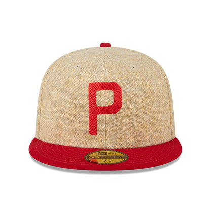 This is a Philadelphia Phillies Harris Tweed Beige 59FIFTY Fitted Cap 3