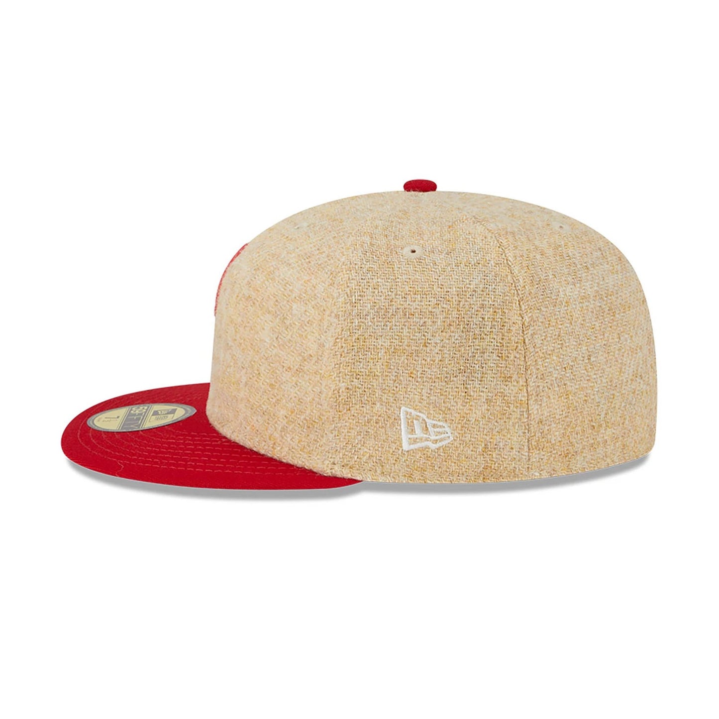 This is a Philadelphia Phillies Harris Tweed Beige 59FIFTY Fitted Cap 5