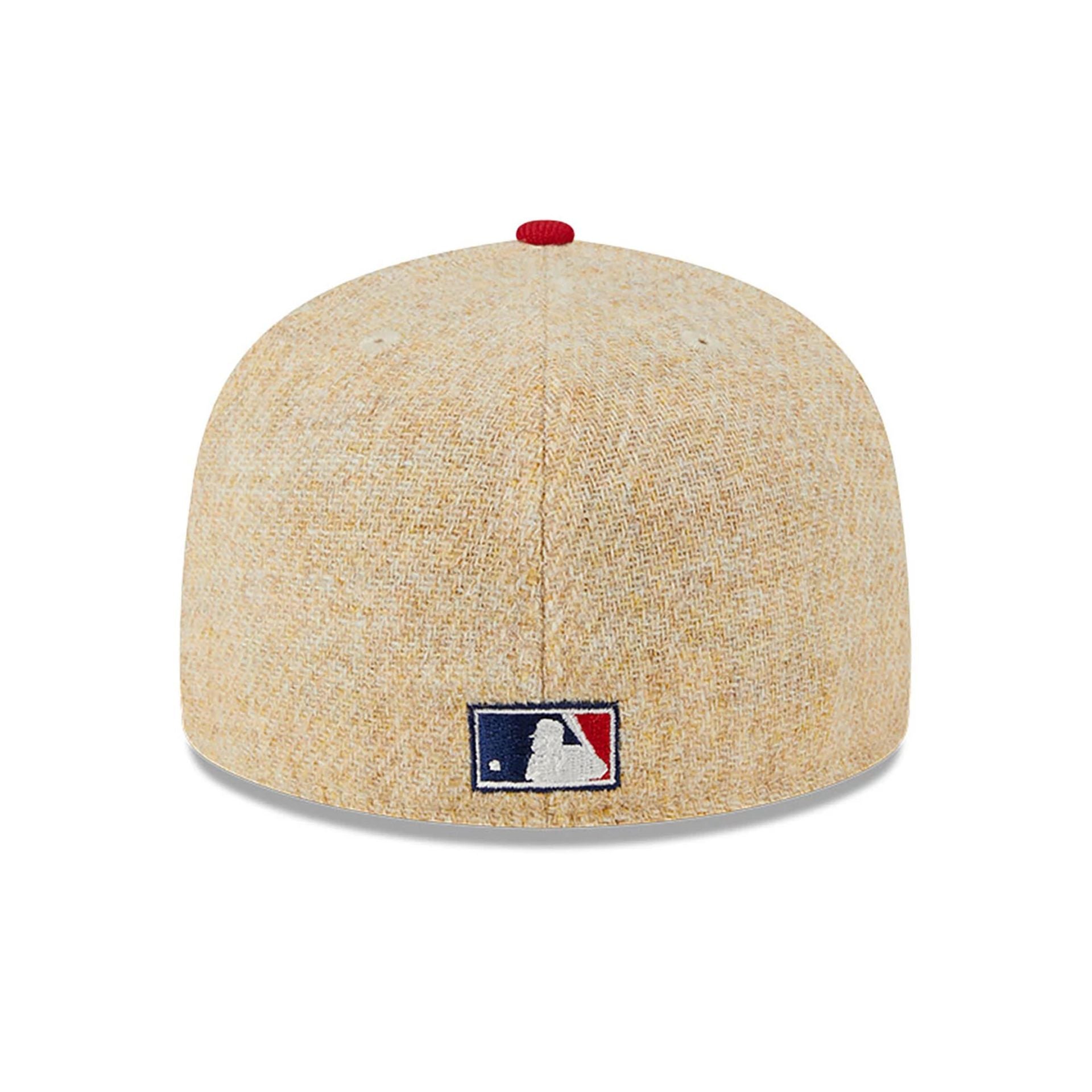 This is a Philadelphia Phillies Harris Tweed Beige 59FIFTY Fitted Cap 6