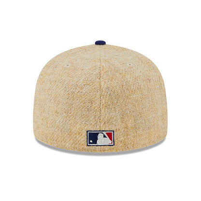 This is a Texas Rangers Harris Tweed Beige 59FIFTY Fitted Cap 7