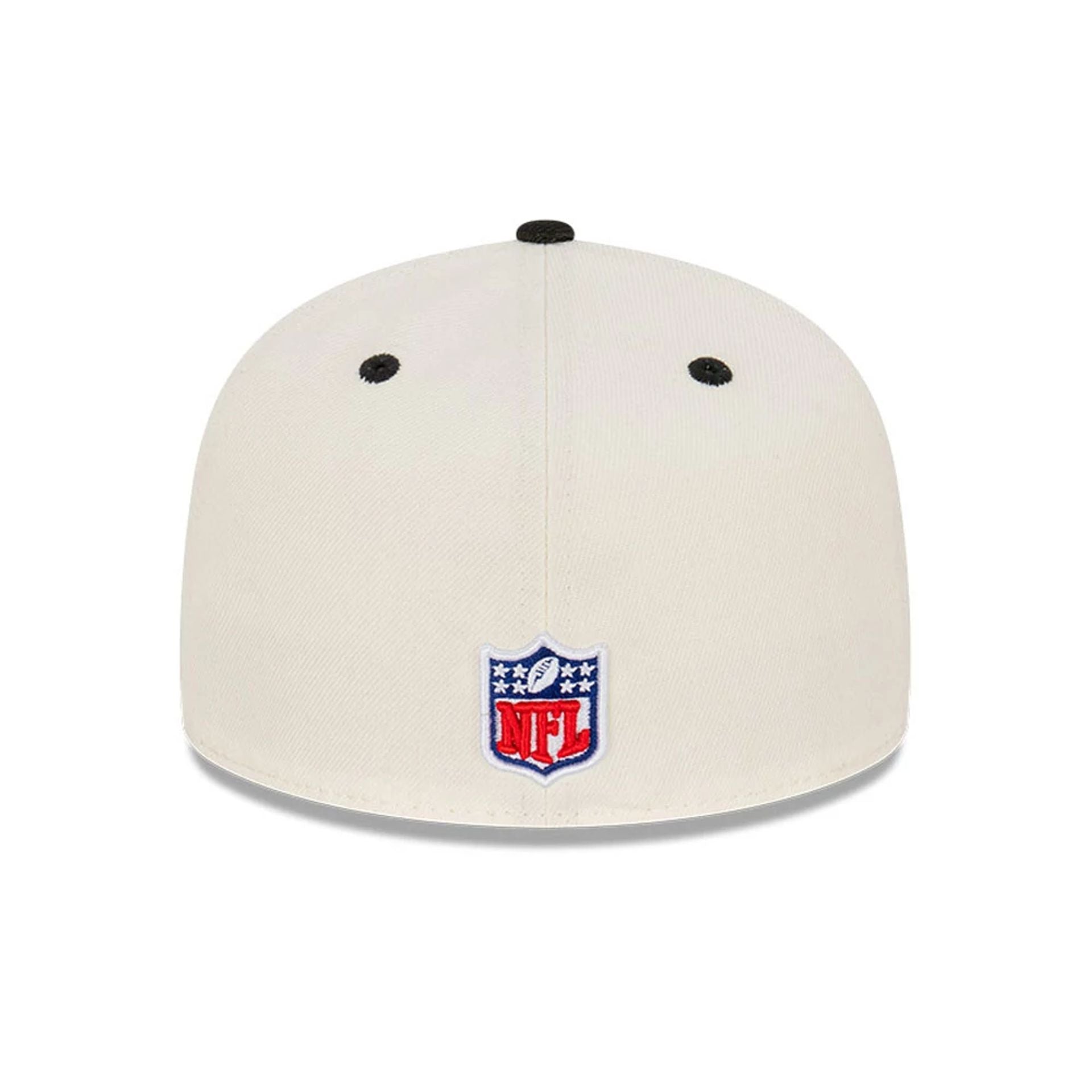 This is a Las Vegas Raiders Pack Chrome White 59FIFTY Fitted Cap 5