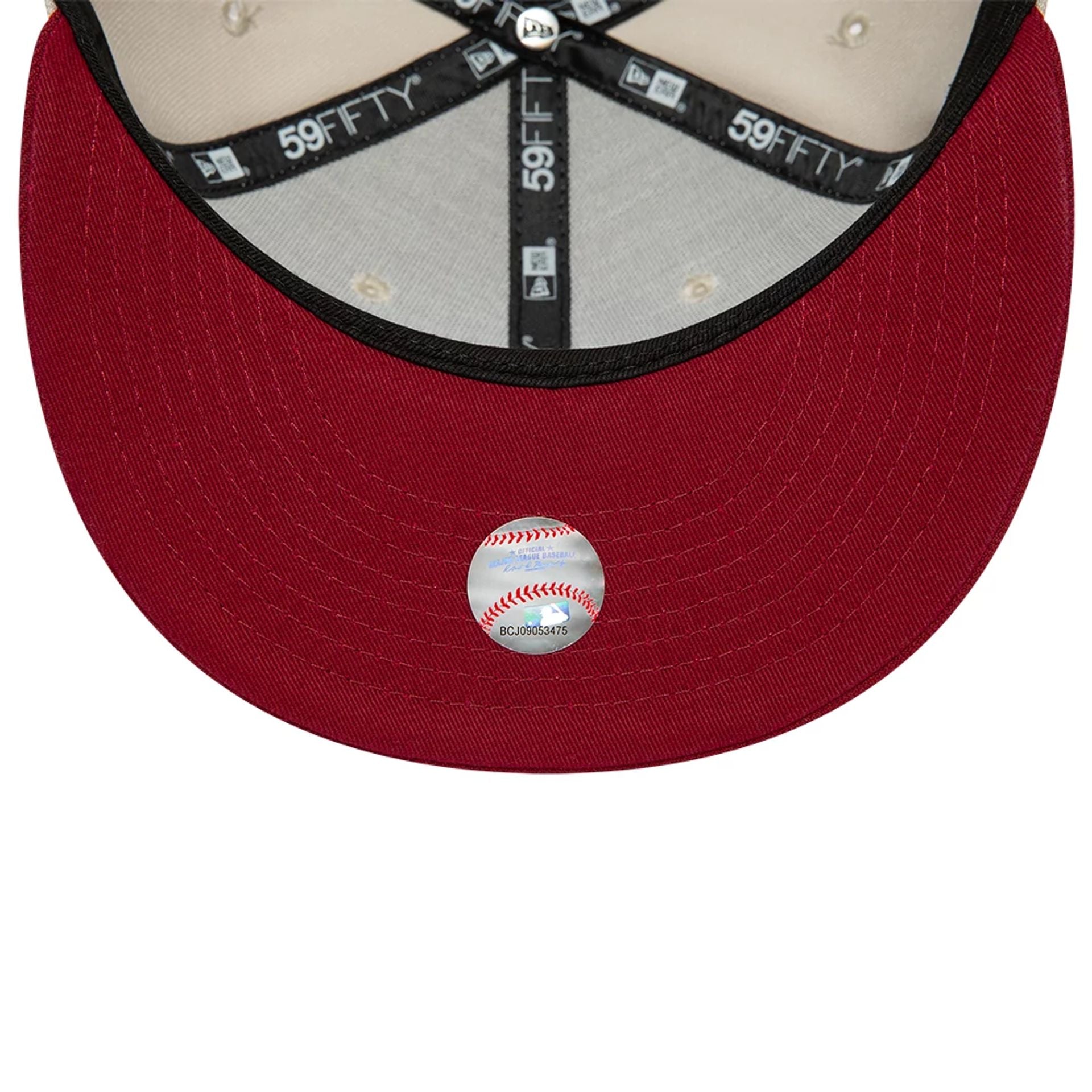 This is a Boston Red Sox 2Tone Cloud Stone 59FIFTY Fitted Cap 2