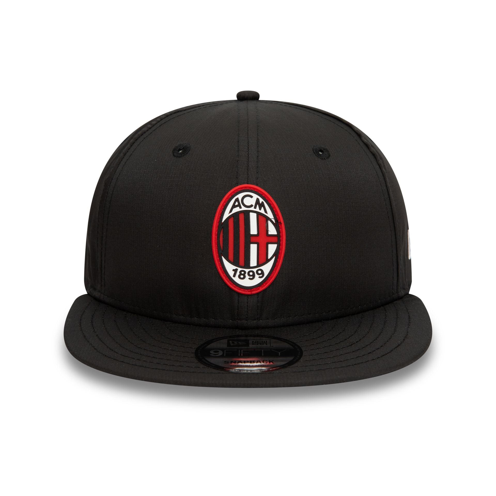 This is a AC Milan Ripstop Black 9FIFTY Snapback Cap 4