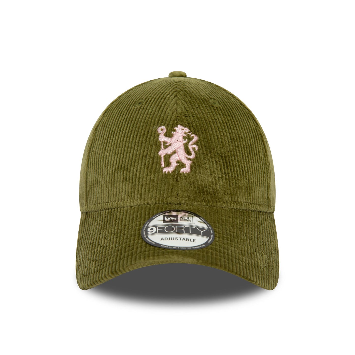 This is a Chelsea FC Lion Crest Midcord Green 9FORTY Adjustable Cap 2