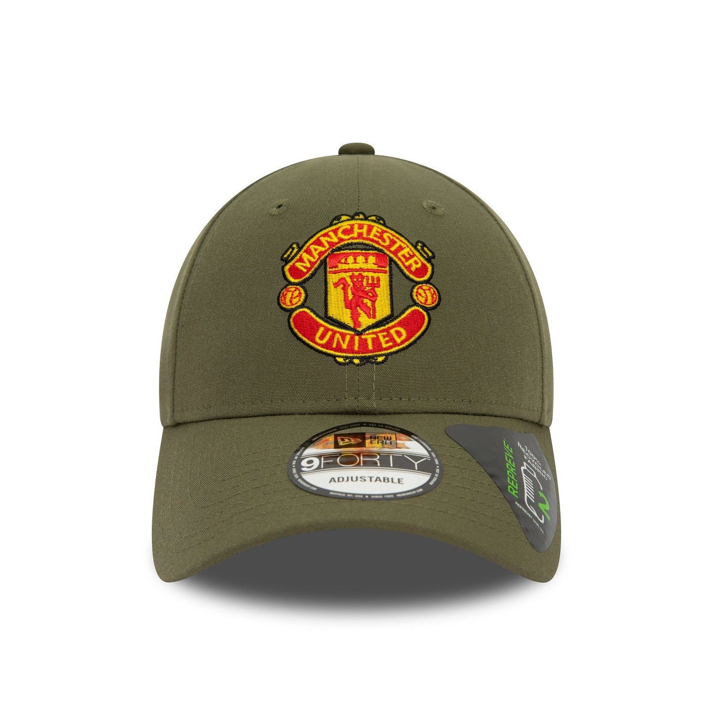 This is a Manchester United FC Seasonal Pop Repreve® Green 9FORTY Adjustable Cap 4