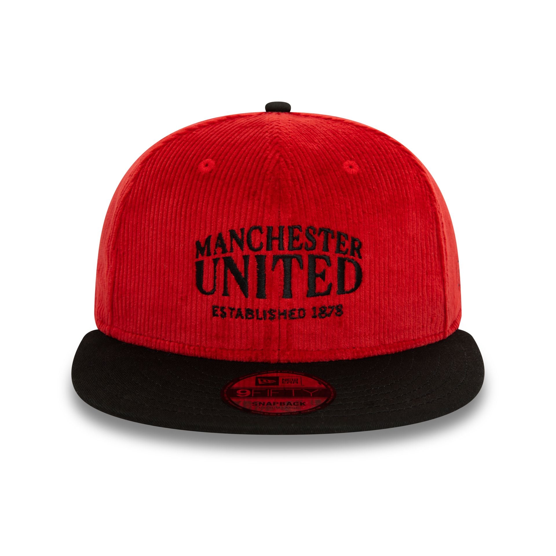 This is a Manchester United FC Midcord Red 9FIFTY Snapback Cap 2