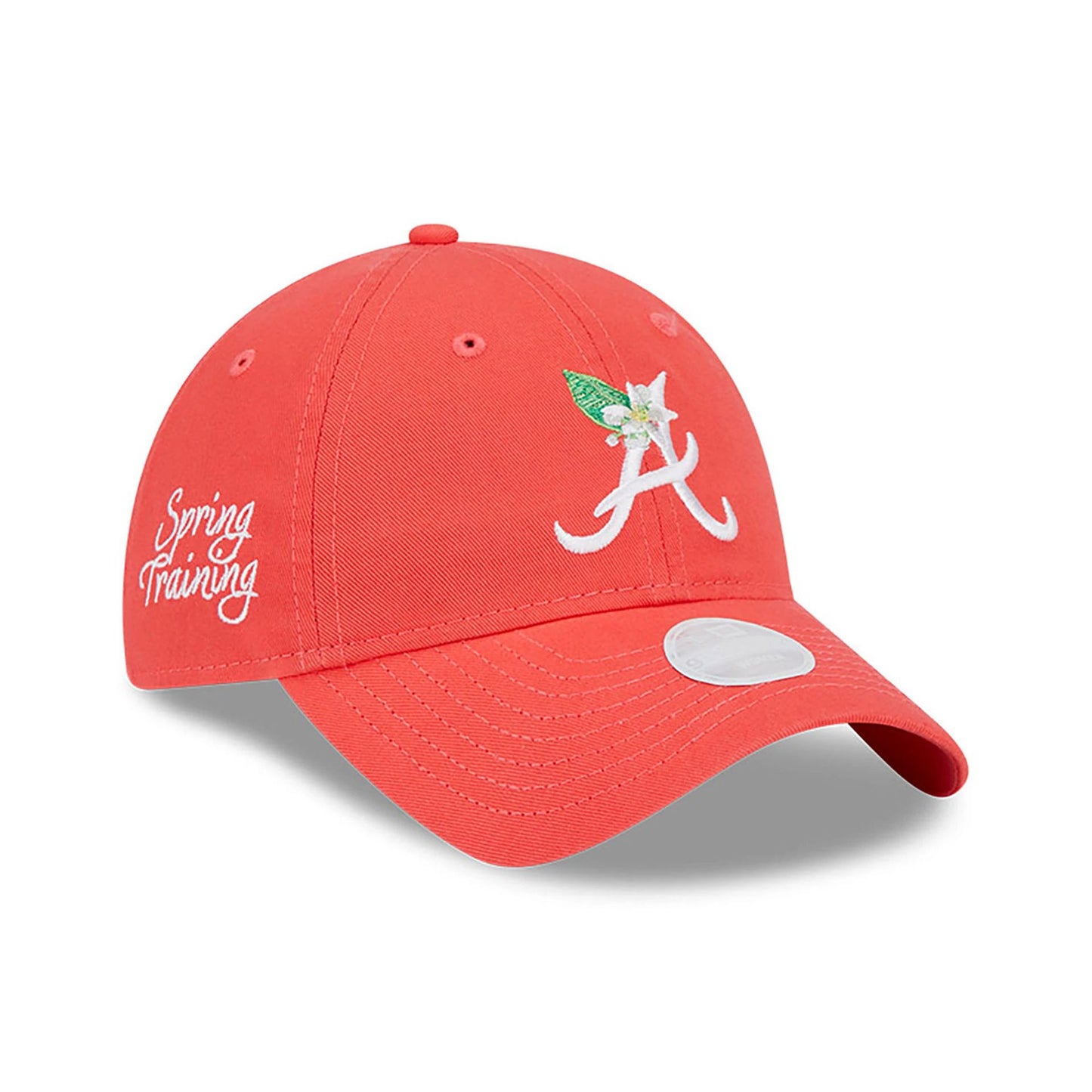 This is a Atlanta Braves Womens Blossom Peach 9TWENTY Adjustable Cap 3