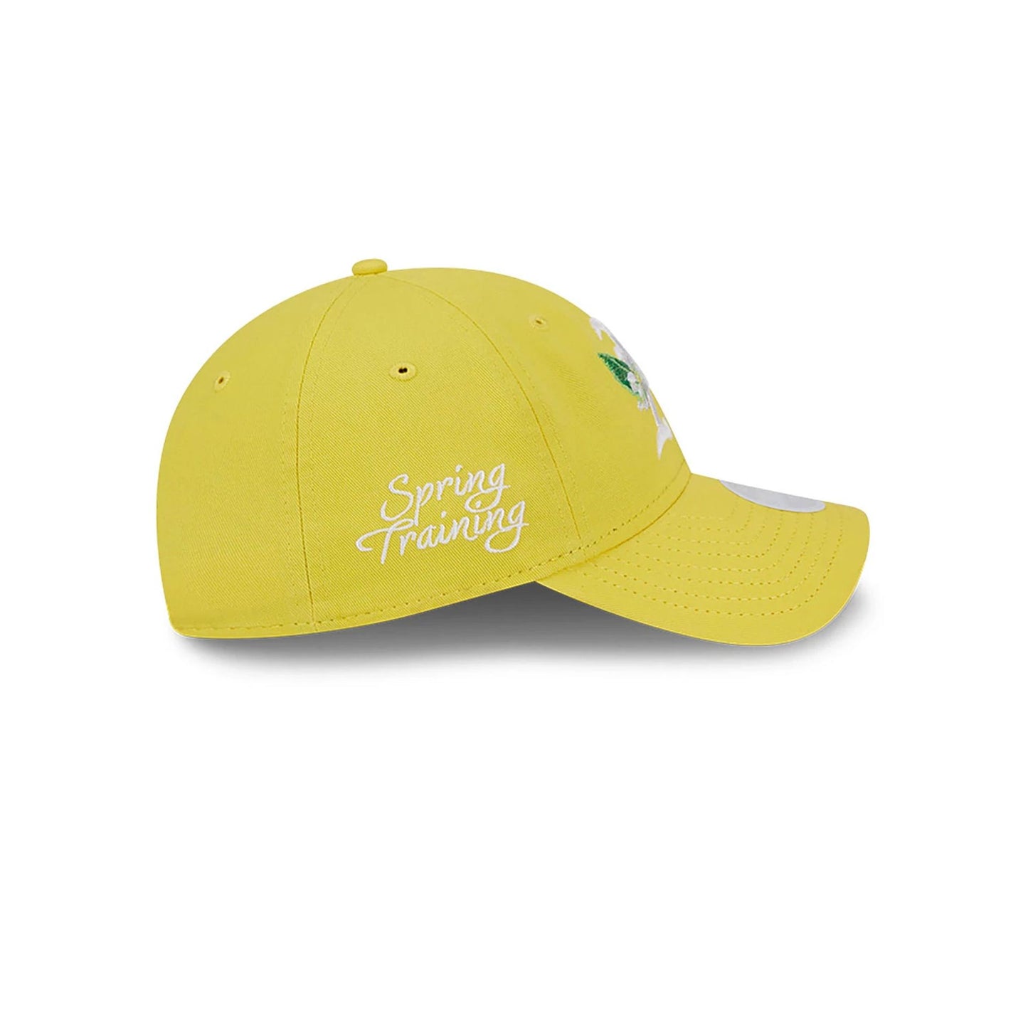 This is a Oakland Athletics Womens Blossom Yellow 9TWENTY Adjustable Cap 6