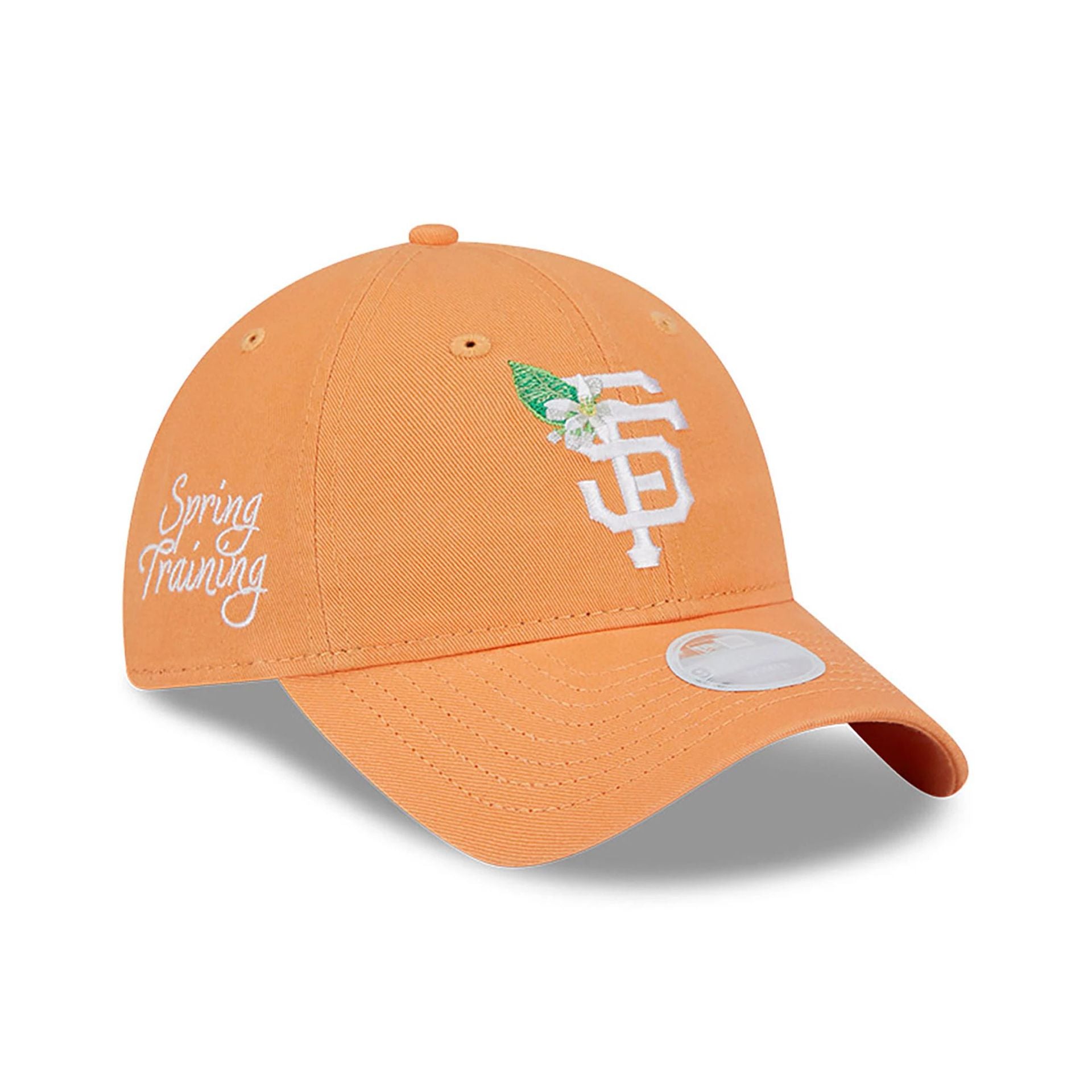 This is a San Francisco Giants Womens Blossom Orange 9TWENTY Adjustable Cap 1