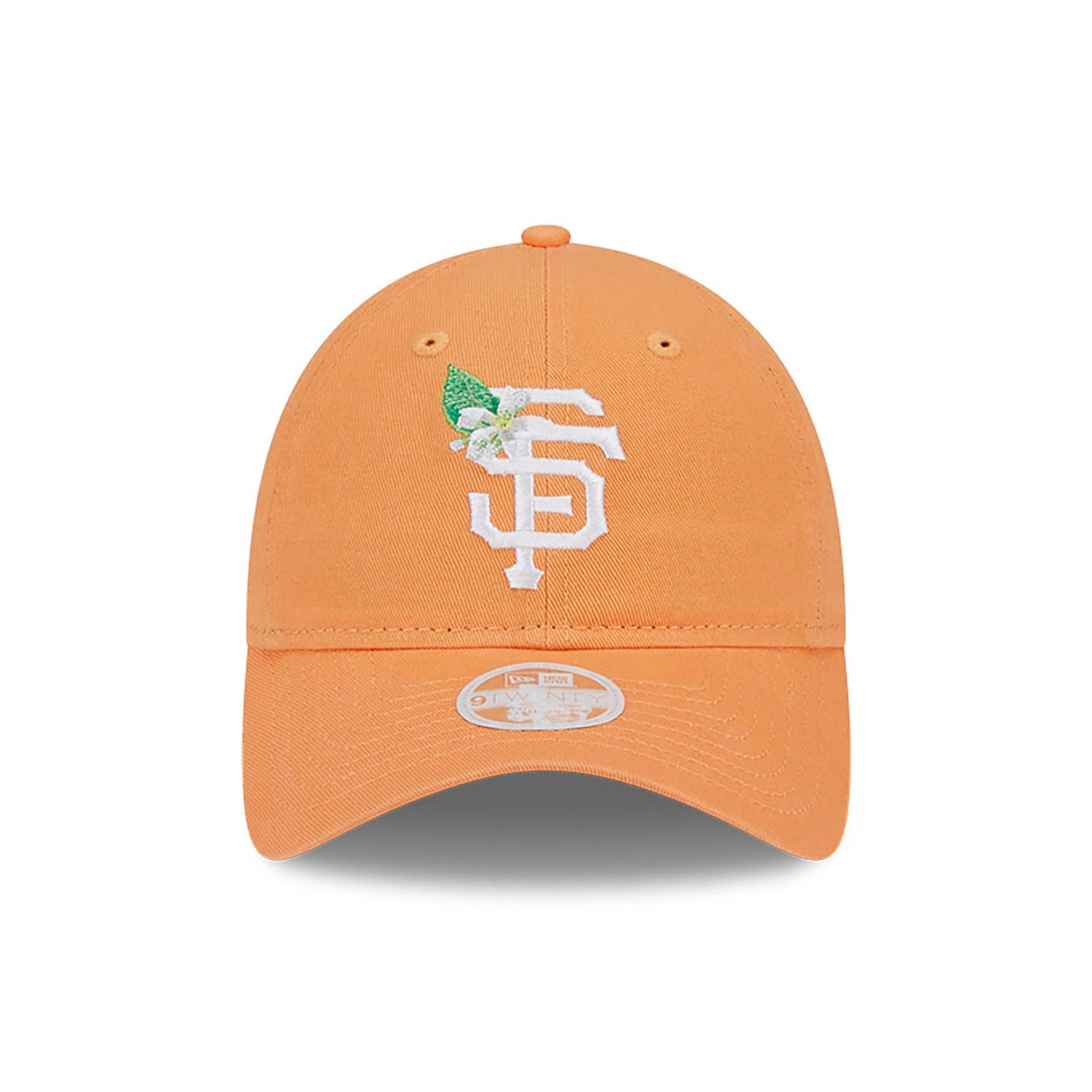 This is a San Francisco Giants Womens Blossom Orange 9TWENTY Adjustable Cap 2