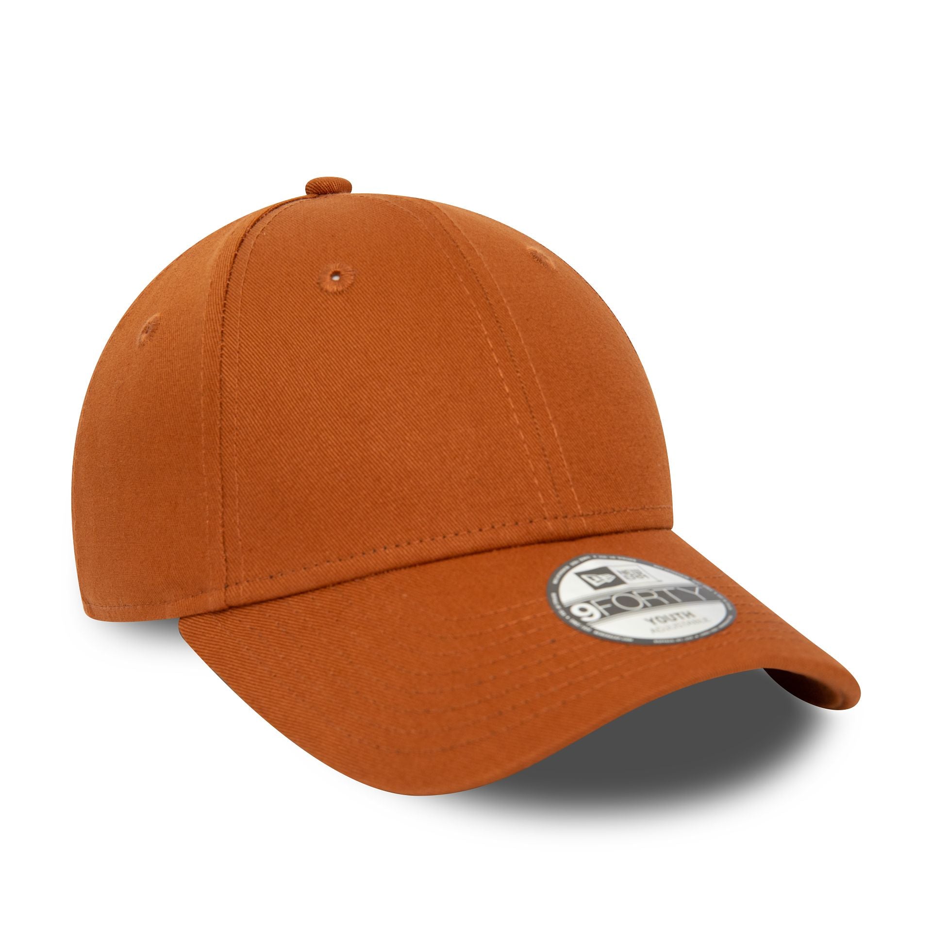 This is a New Era Youth Essential Brown 9FORTY Cap 1