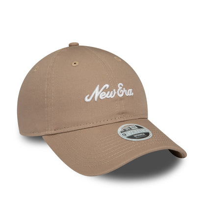 This is a New Era Heritage Womens Pastel Brown 9TWENTY Adjustable Cap 4