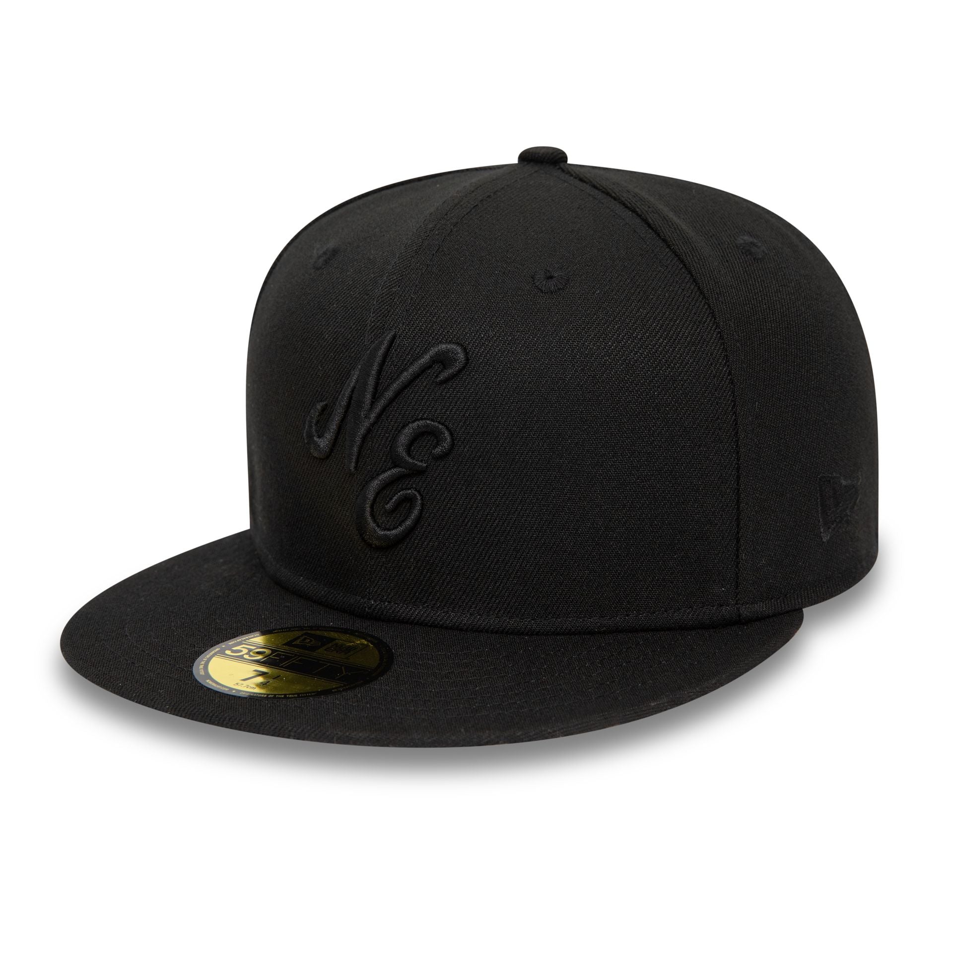 This is a New Era Icy Patch Black 59FIFTY Fitted Cap 1