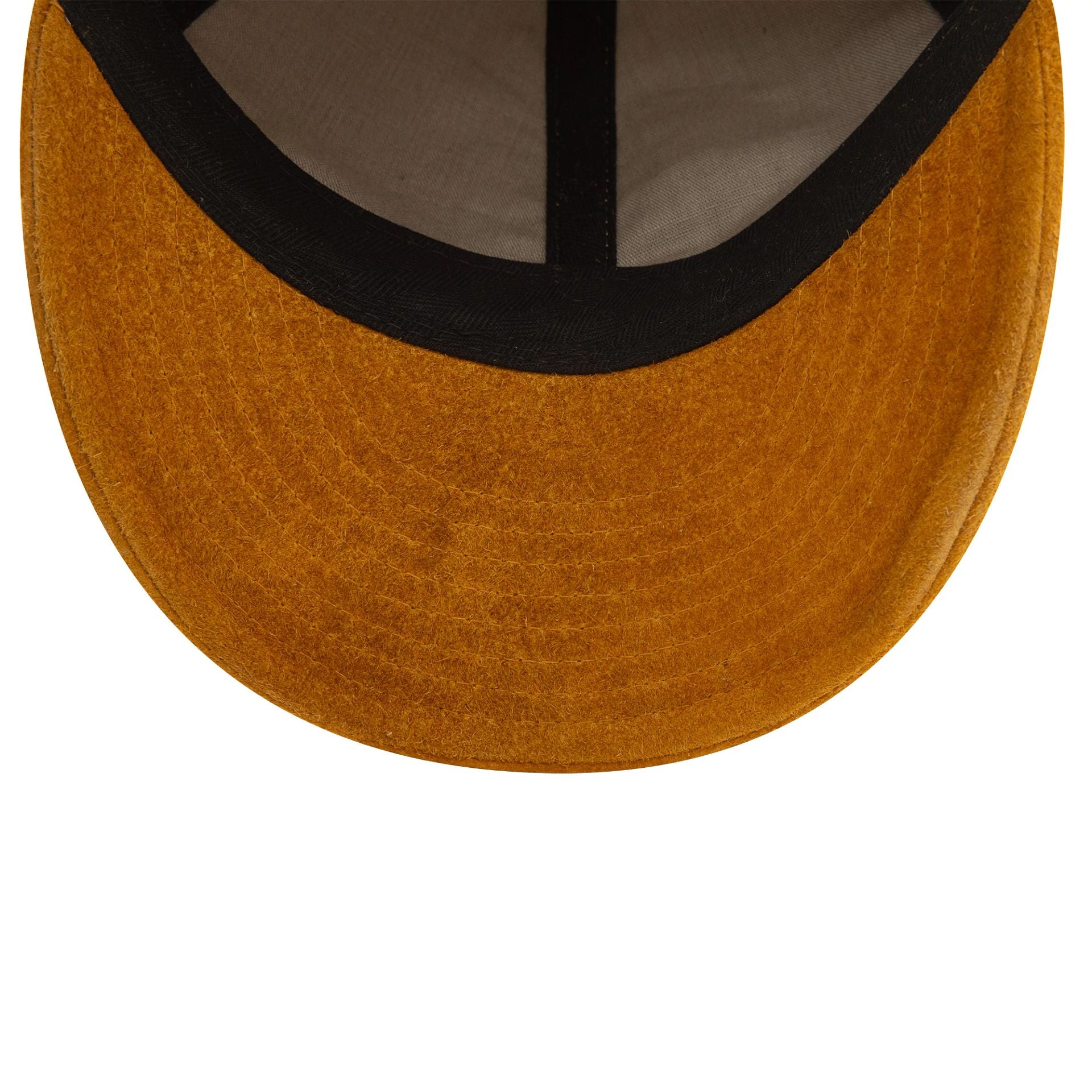 This is a New Era Suede Camel 9FIFTY Retro Crown Cap 5