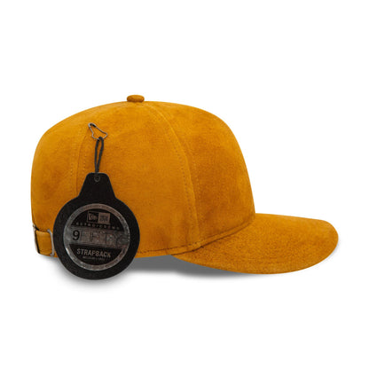 This is a New Era Suede Camel 9FIFTY Retro Crown Cap 6