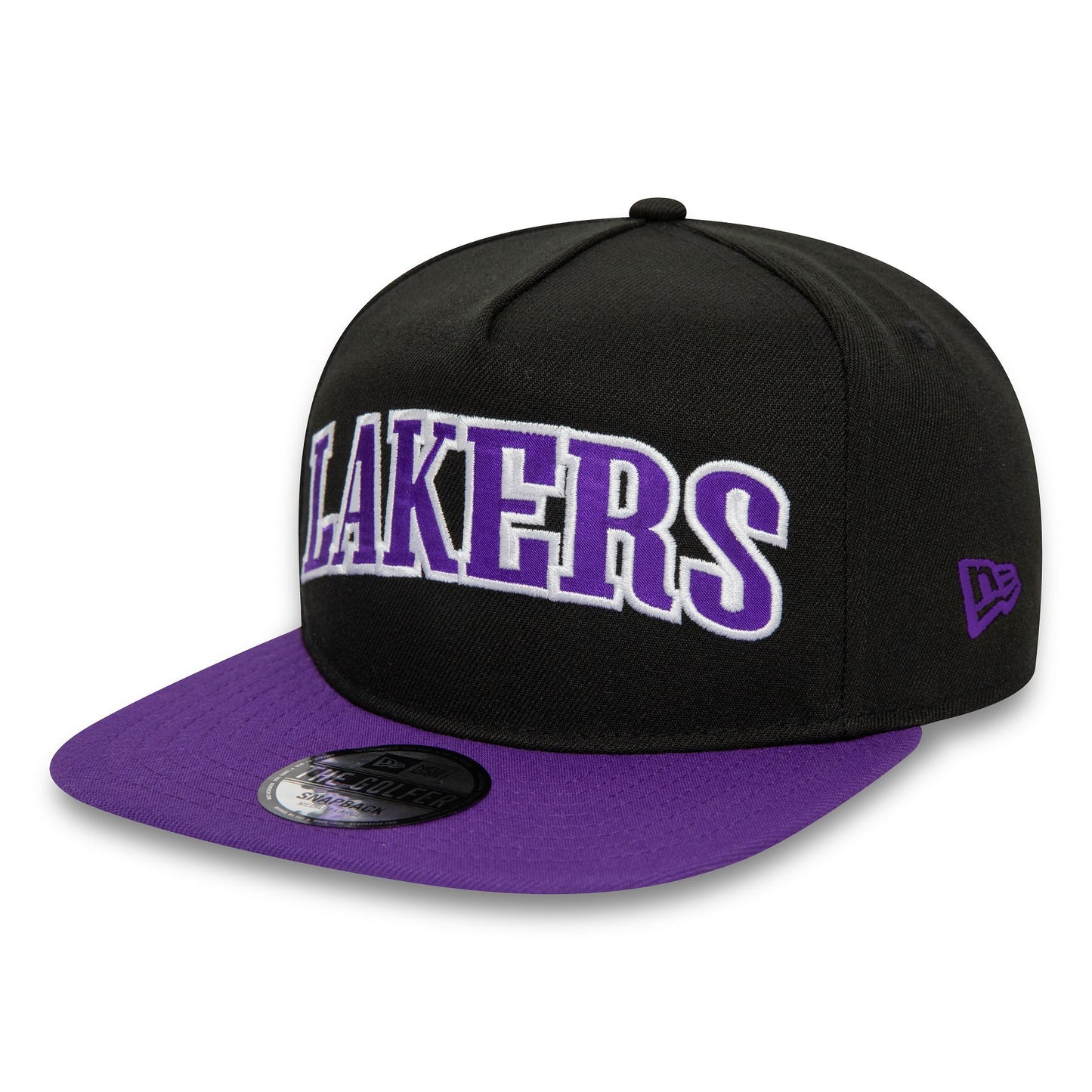 This is a LA Lakers NBA Black Golfer Cap 1