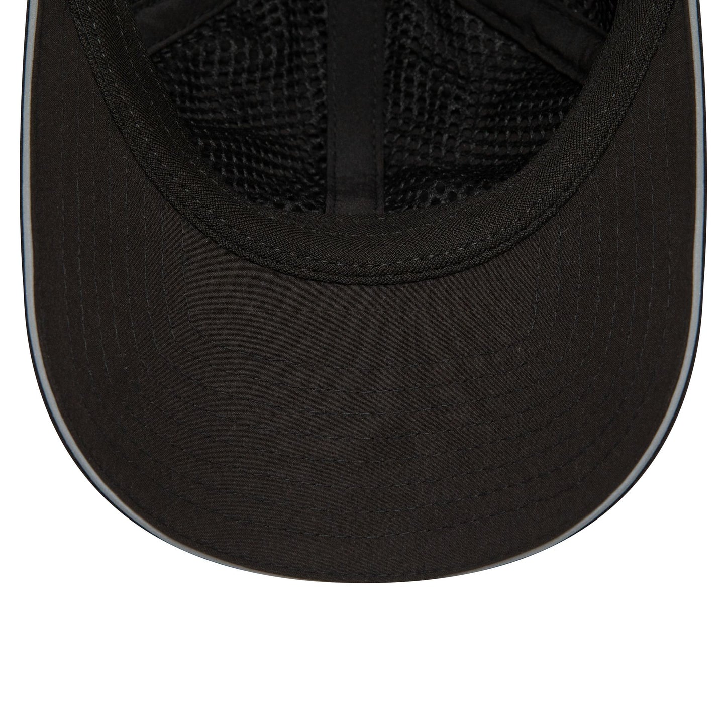 This is a New Era Womens Open Back Black 9FORTY Adjustable Cap 4