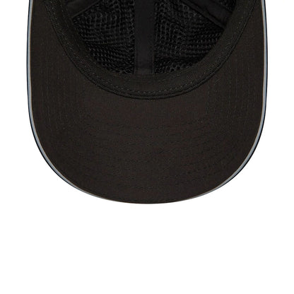 This is a New Era Womens Open Back Black 9FORTY Adjustable Cap 4