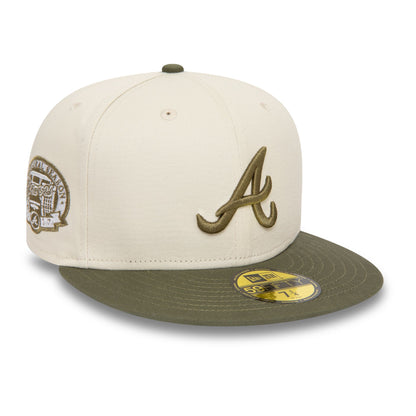 This is a Atlanta Braves Crown Stone 59FIFTY Fitted Cap 3