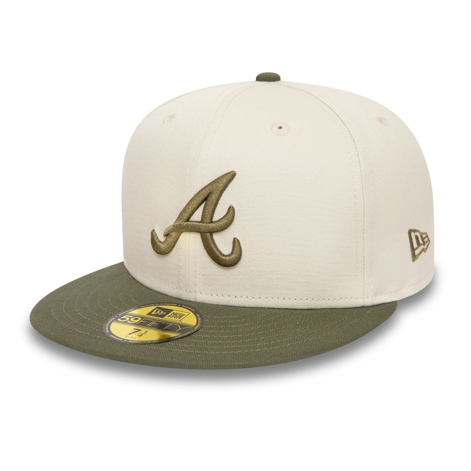 This is a Atlanta Braves Crown Stone 59FIFTY Fitted Cap 1