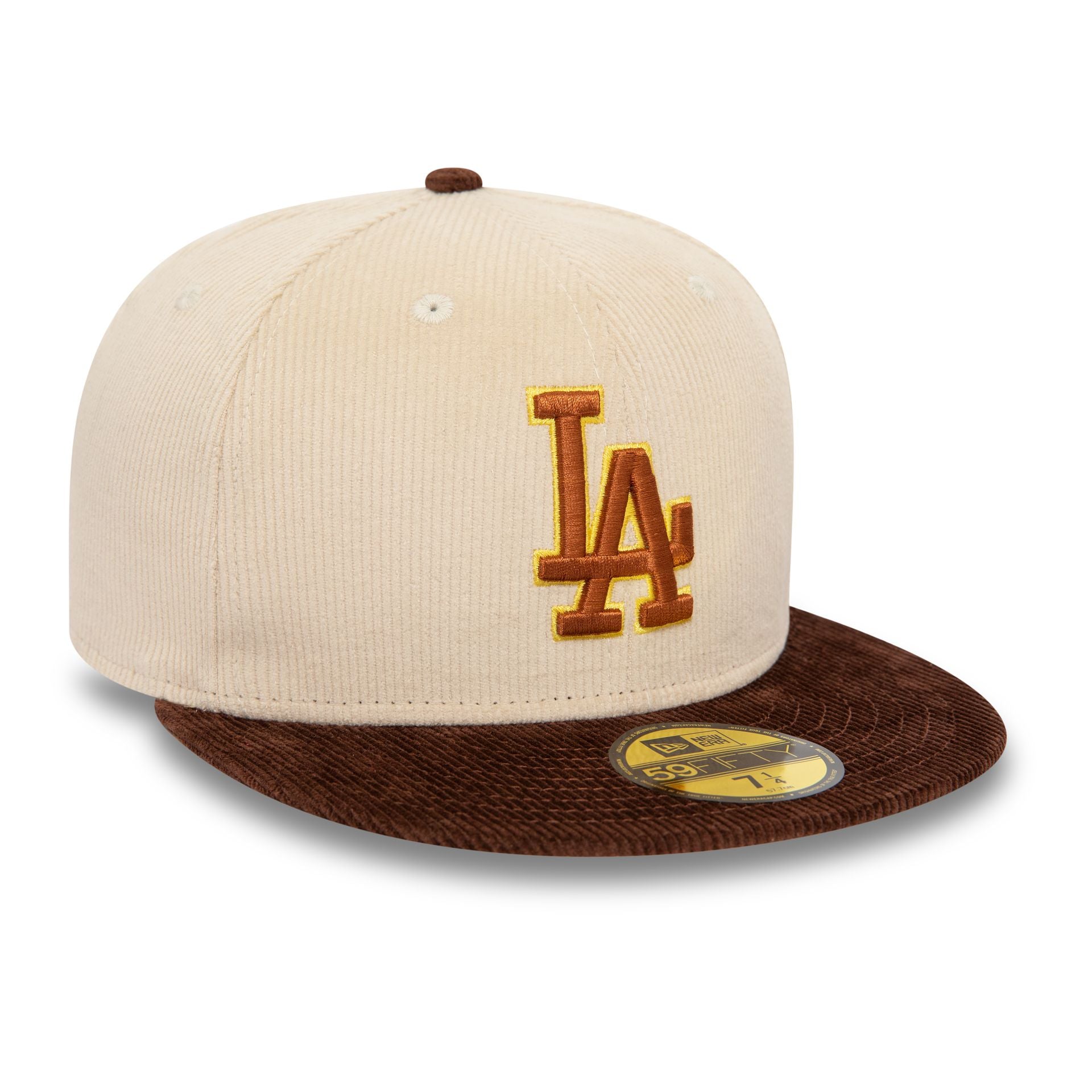 This is a LA Dodgers MLB Cord Stone 59FIFTY Fitted Cap 1