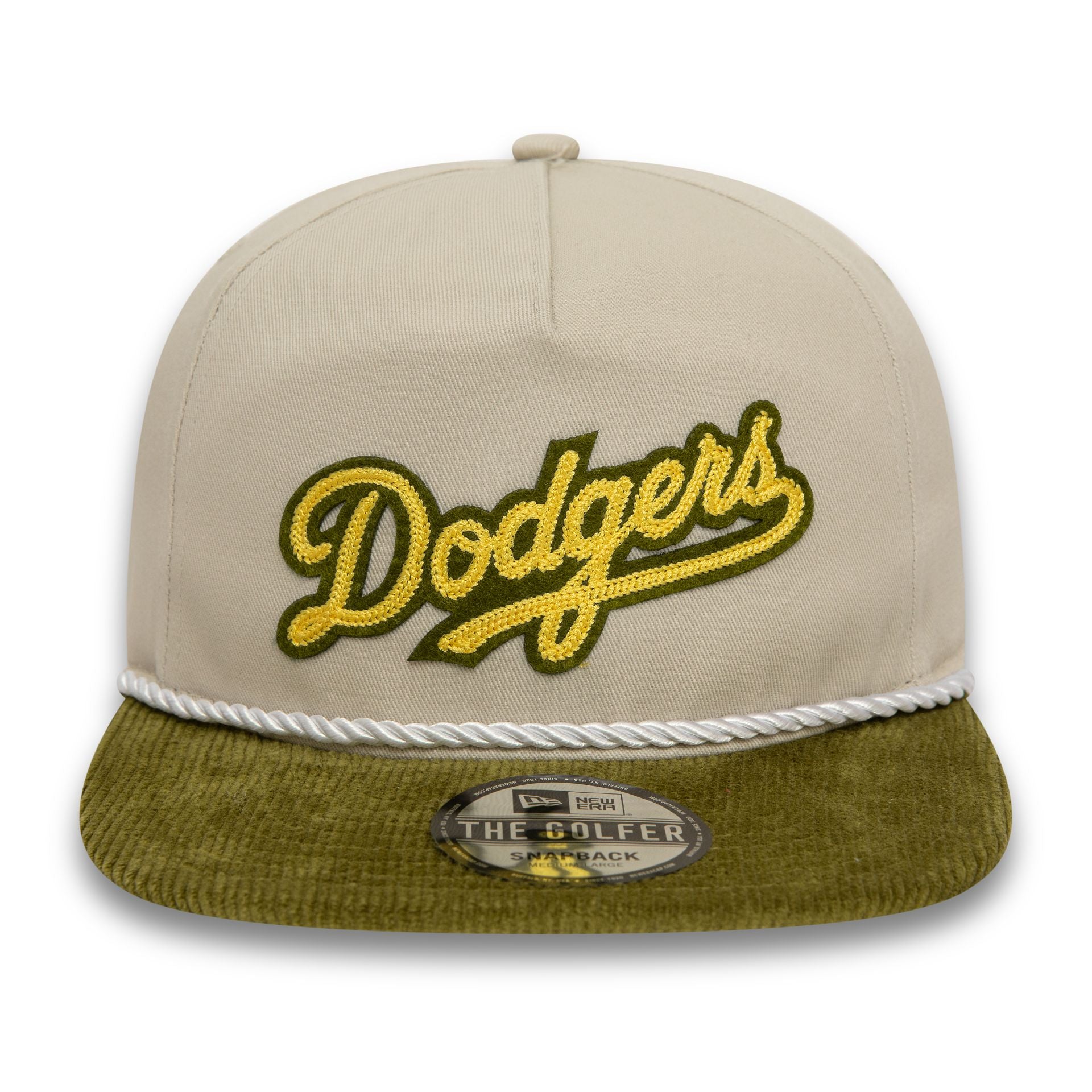 This is a LA Dodgers MLB Cord Visor Stone Golfer Adjustable Cap 2