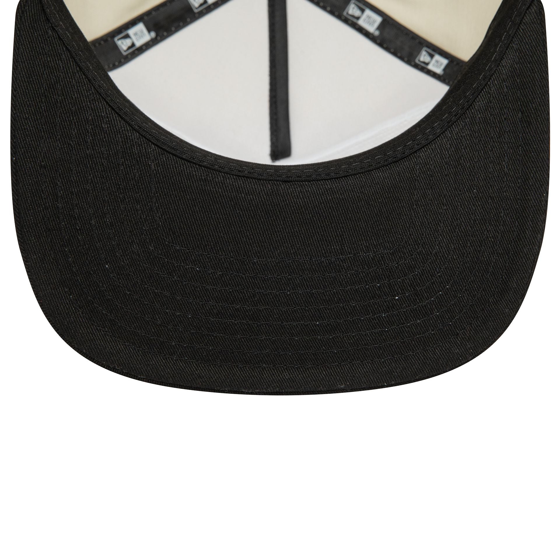 This is a New Era New World White Golfer Cap 5