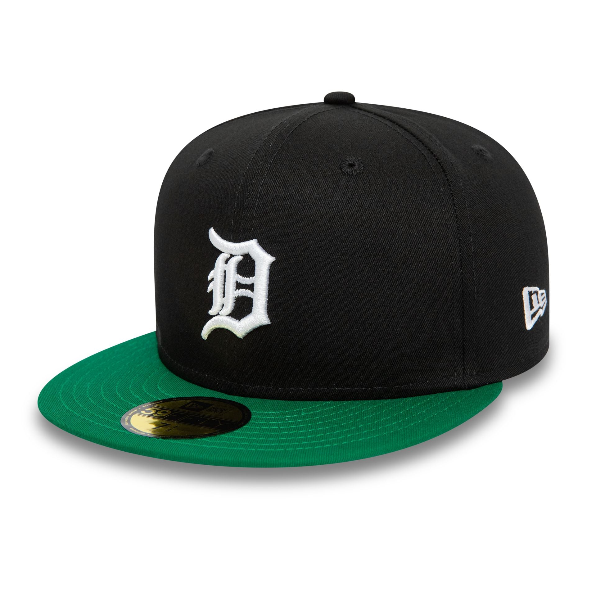 This is a Detroit Tigers MLB Team Colour Black 59FIFTY Fitted Cap 1