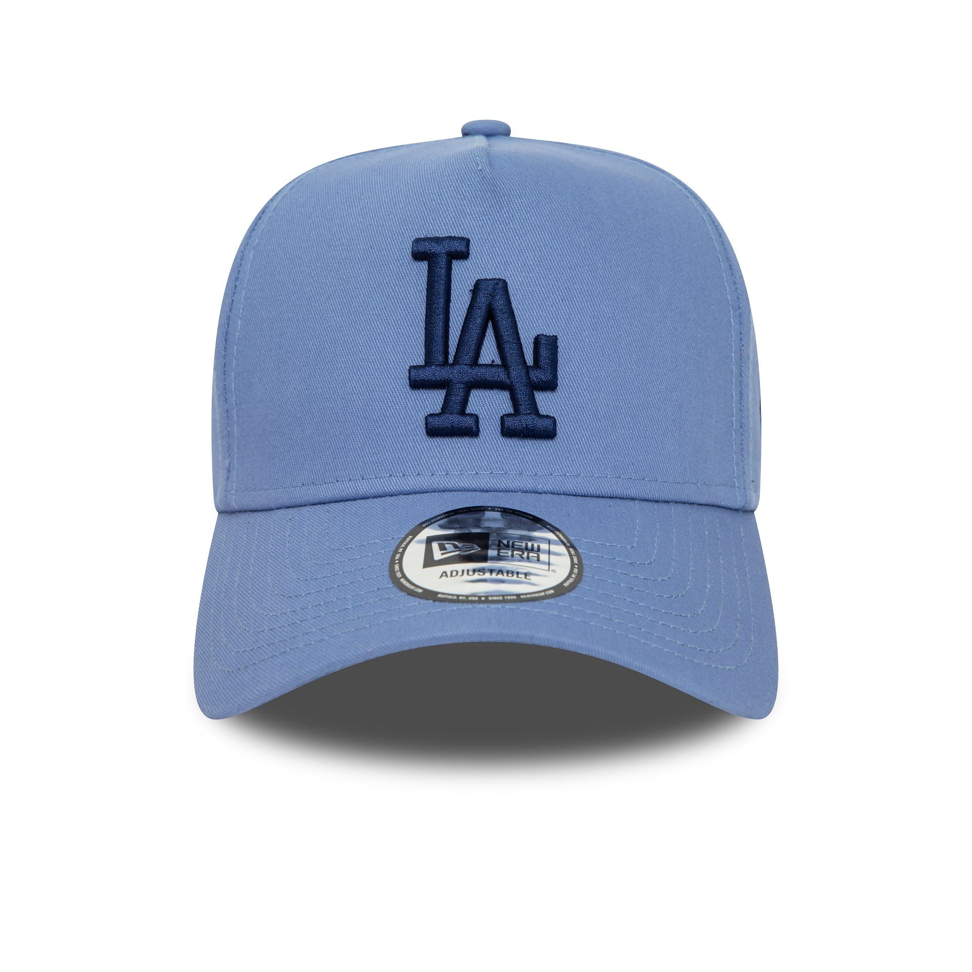 This is a LA Dodgers MLB Seasonal Blue E-Frame Trucker Cap 2