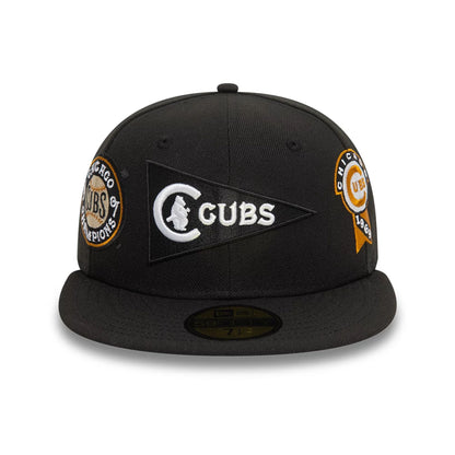 This is a Chicago Cubs MLB Cooperstown Black 59FIFTY Fitted Cap 3