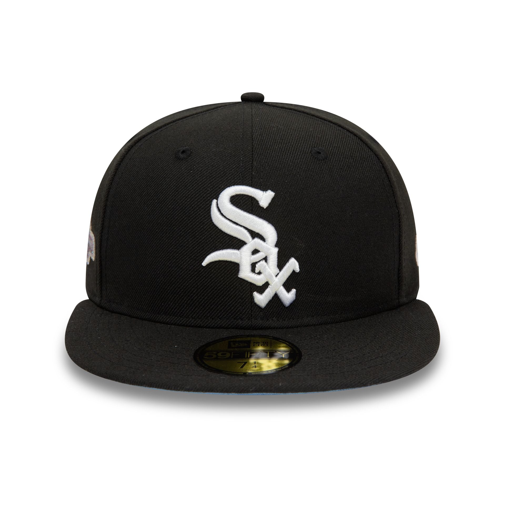 This is a Chicago White Sox MLB Icy Patch Black 59FIFTY Fitted Cap 2