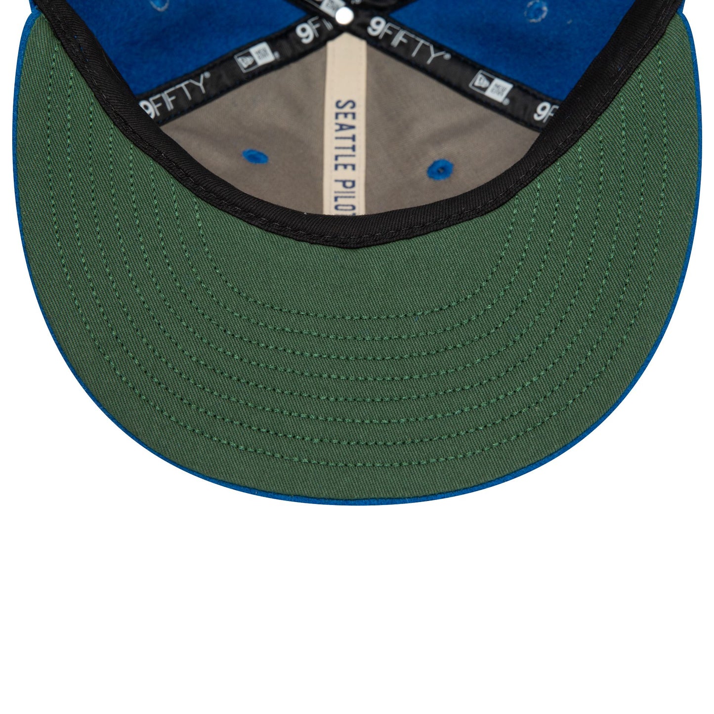 This is a Seattle Pilots Heritage Series Blue Retro Crown 9FIFTY Strapback Cap 5